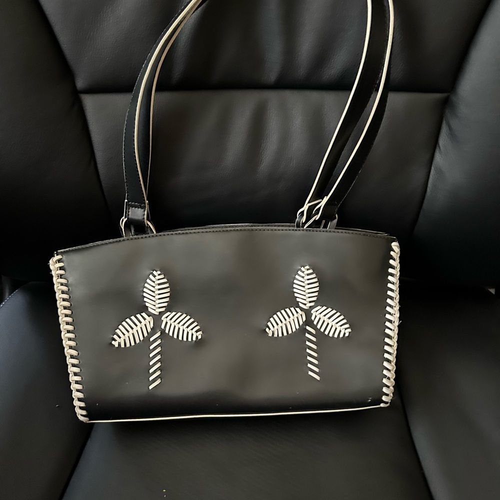 MX Black and White Women's Handbag
